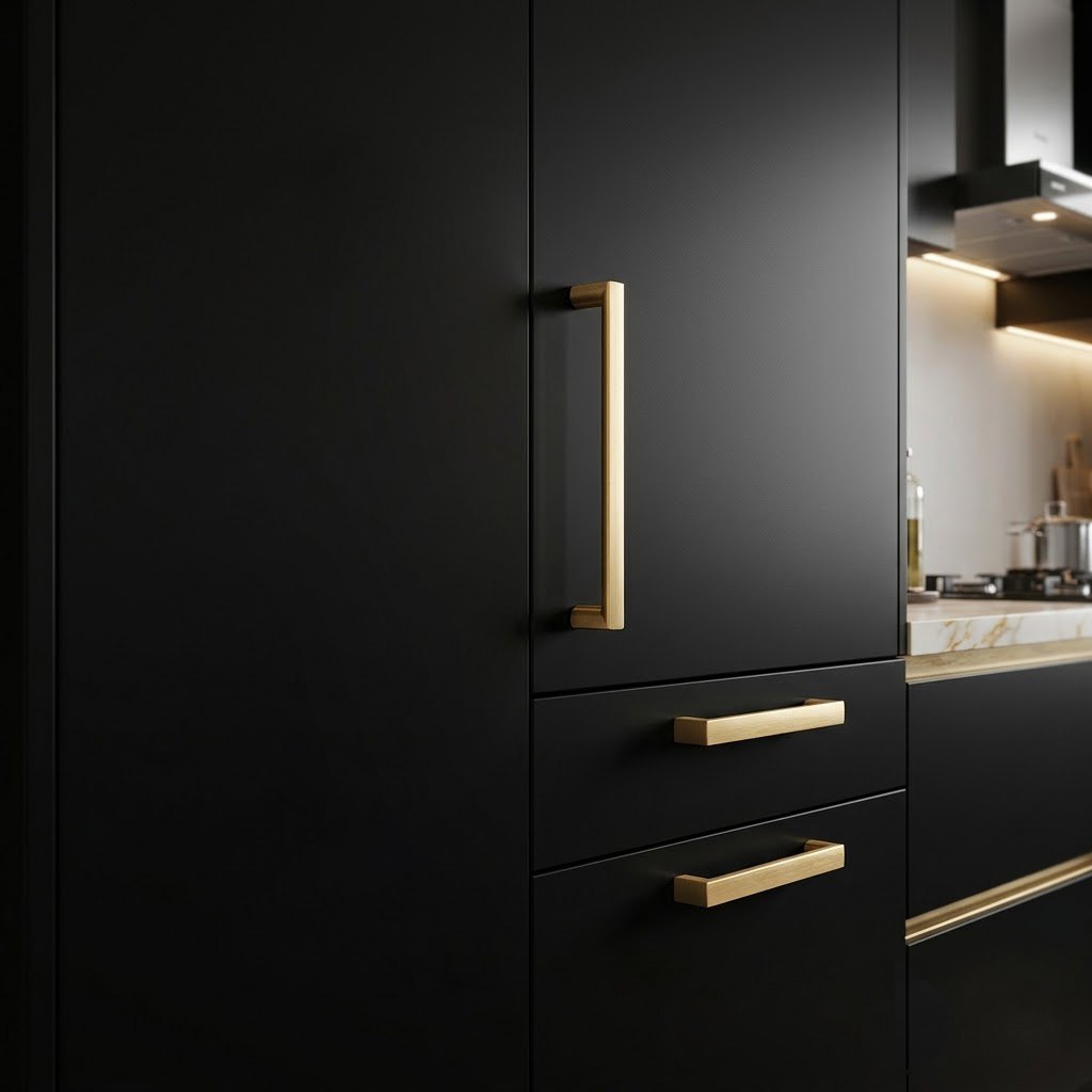 1005 modern square bar cabinet handle