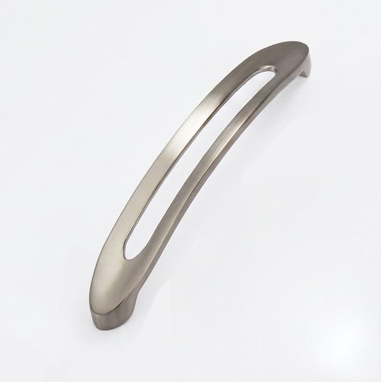 1010 zinc alloy cabinet handle in brushed nickel finish