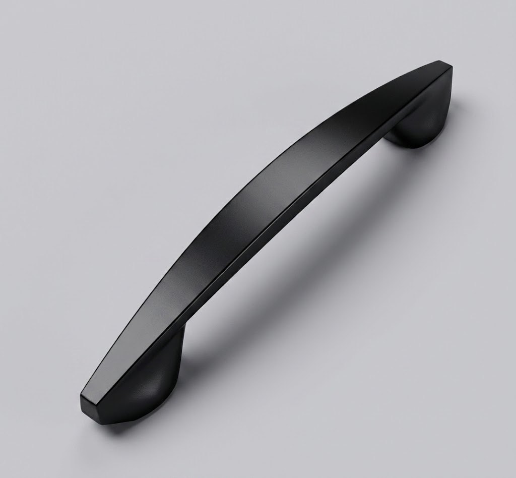 1011 zinc alloy cabinet handle in matt black finish