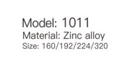1011 zinc alloy cabinet handle size chart