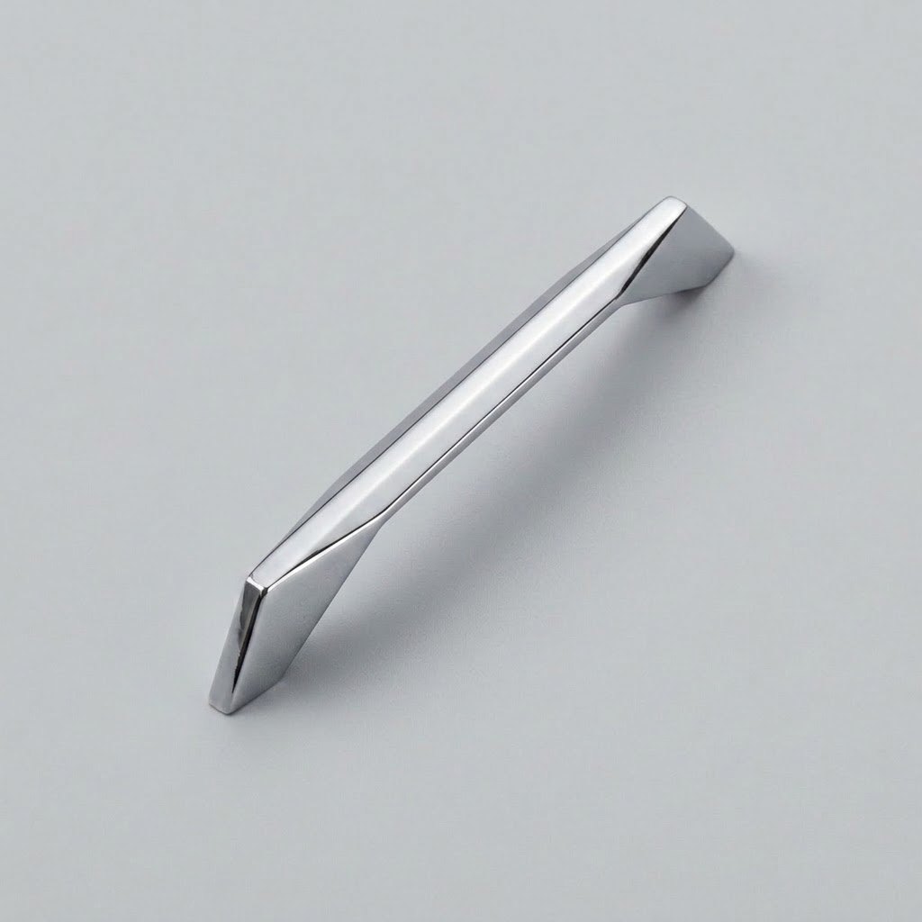1012 zinc alloy cabinet handle in chrome plated finish