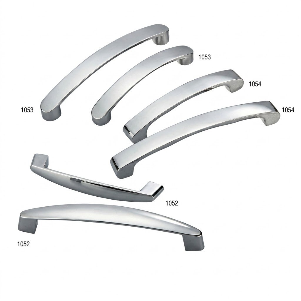 1052 curved cabinet handle