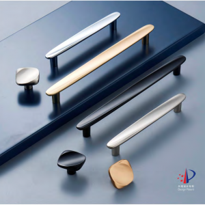1550 zinc alloy cabinet handle and round knob set