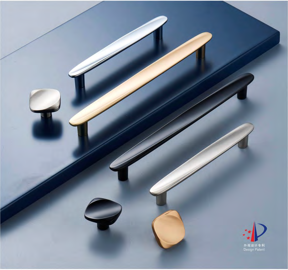 1550 zinc alloy cabinet handle and round knob set