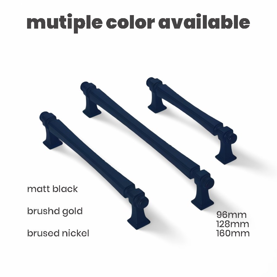 1950 die-cast aluminum cabinet handle size chart