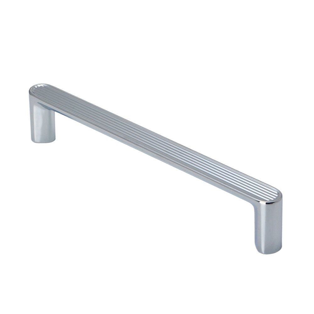 1952 textured groove bar handle in chrome plated finish