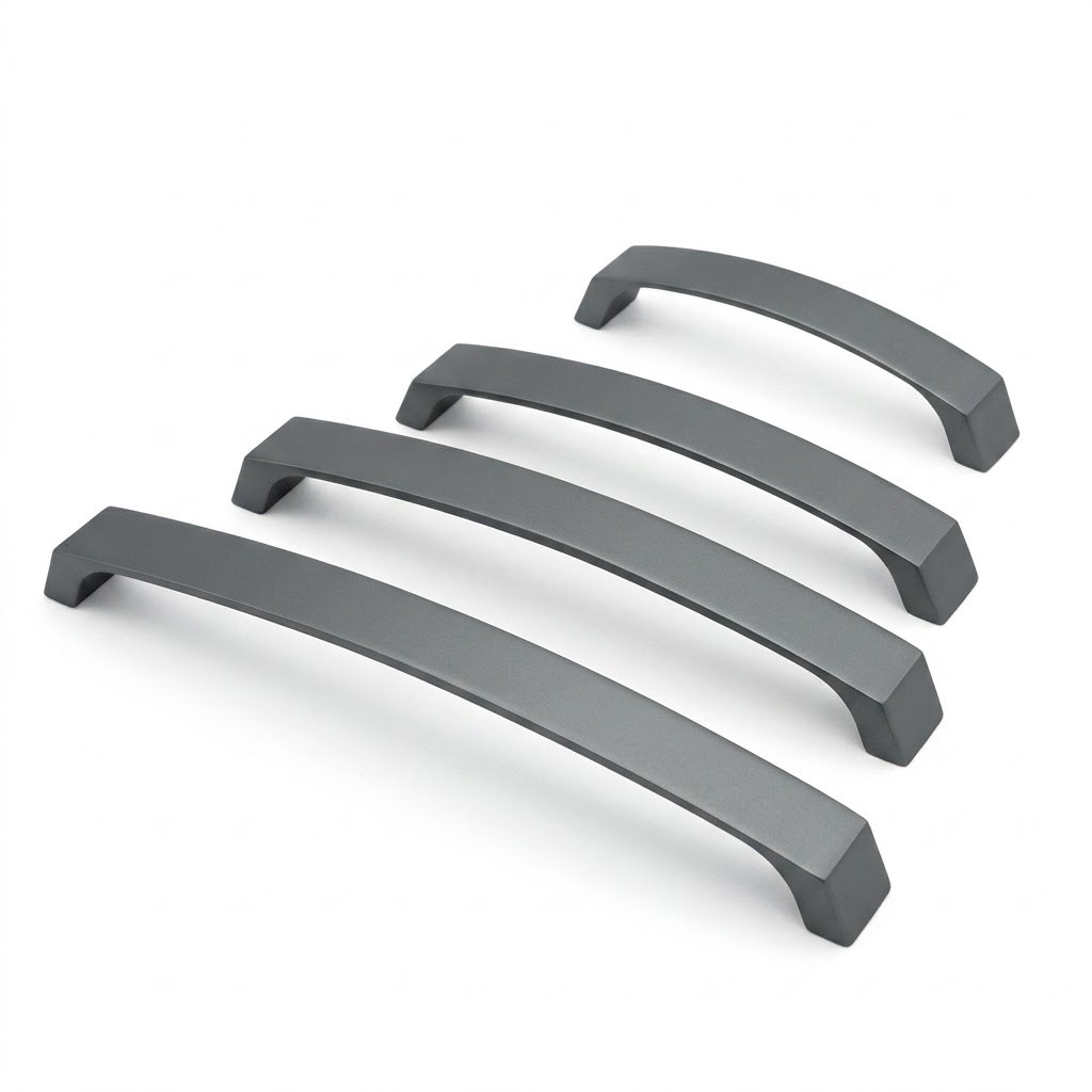 2015 die-cast aluminum cabinet handle in nickel finish