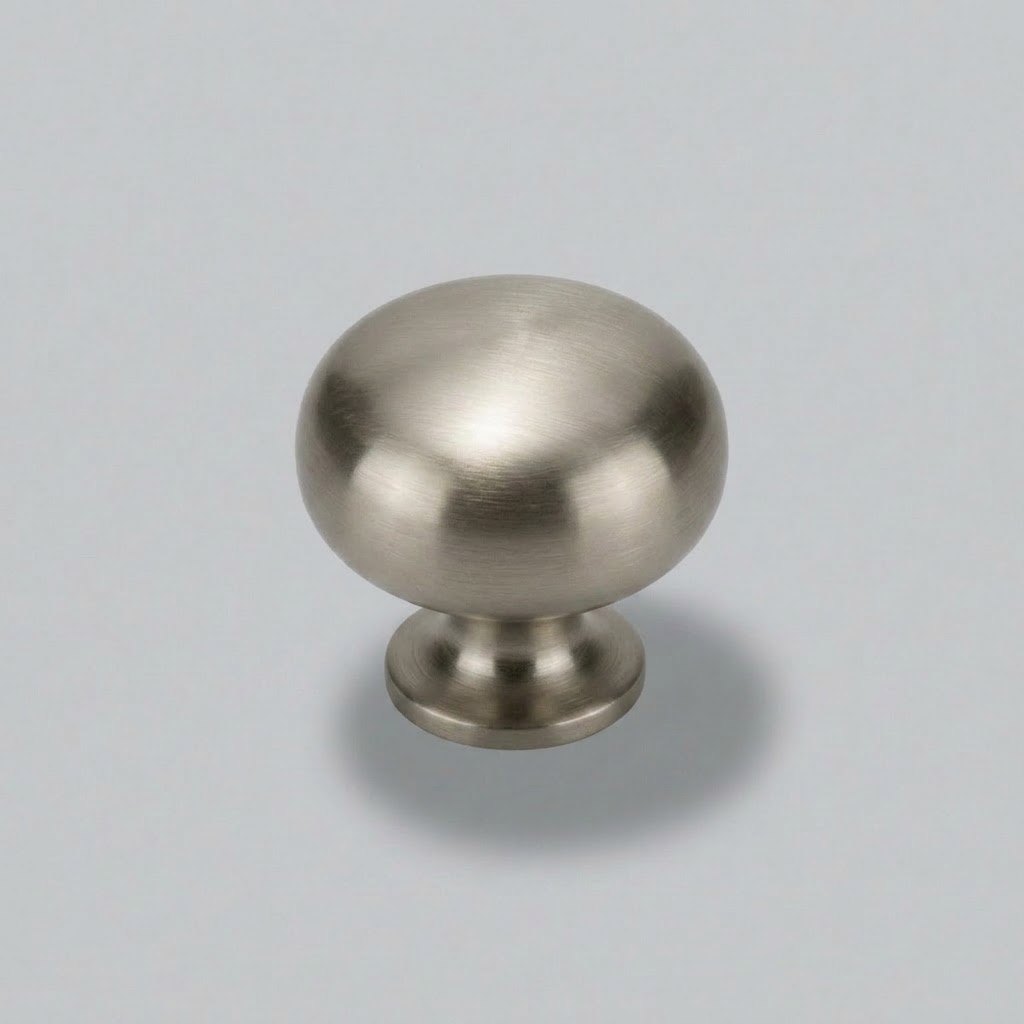 3043 die-cast aluminum single hole pull in brushed nickel finish