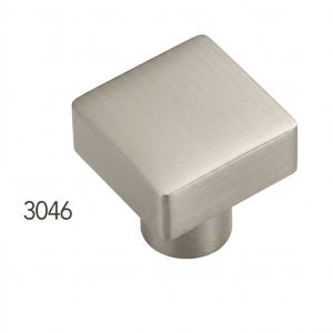 3046 modern square brushed aluminum cabinet pull