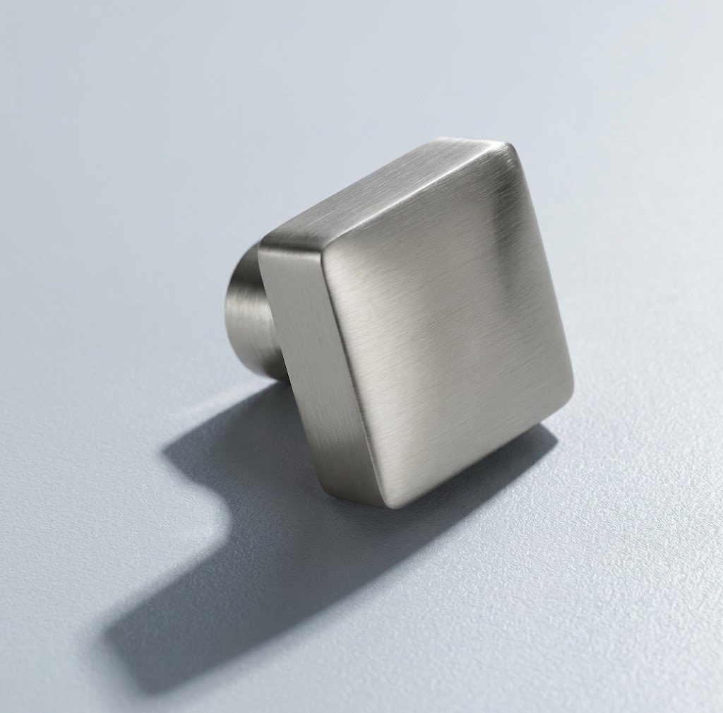 3046 modern square brushed aluminum cabinet pull view