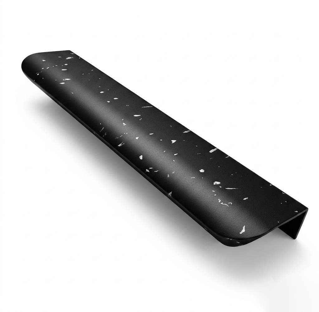 3054 aluminum edge pull with water transfer printed finish