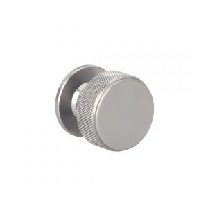 3233 knurled round cabinet knob in chrome plated finish