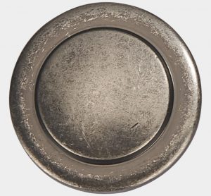 Barrel antique silver finish sample