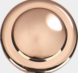 Karat gold plated finish sample