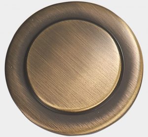 Matt antique brass finish sample