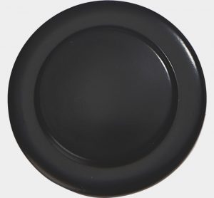 Matt black finish sample