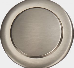 Matt brushed nickel finish sample