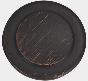 Oil rubbed bronze finish sample