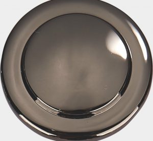 Polished black nickel finish sample
