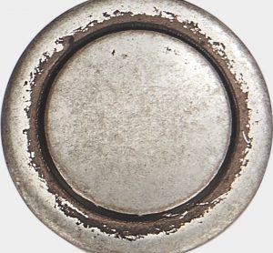 White antique silver finish sample