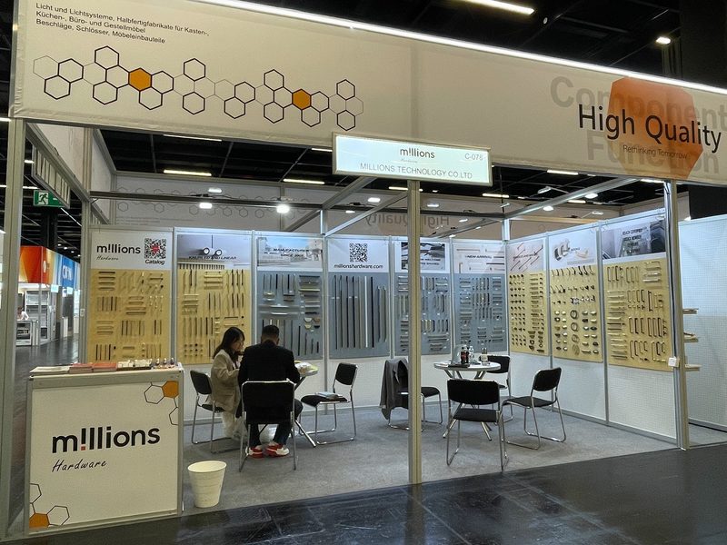 Interzum 2023 booth in Cologne, Germany